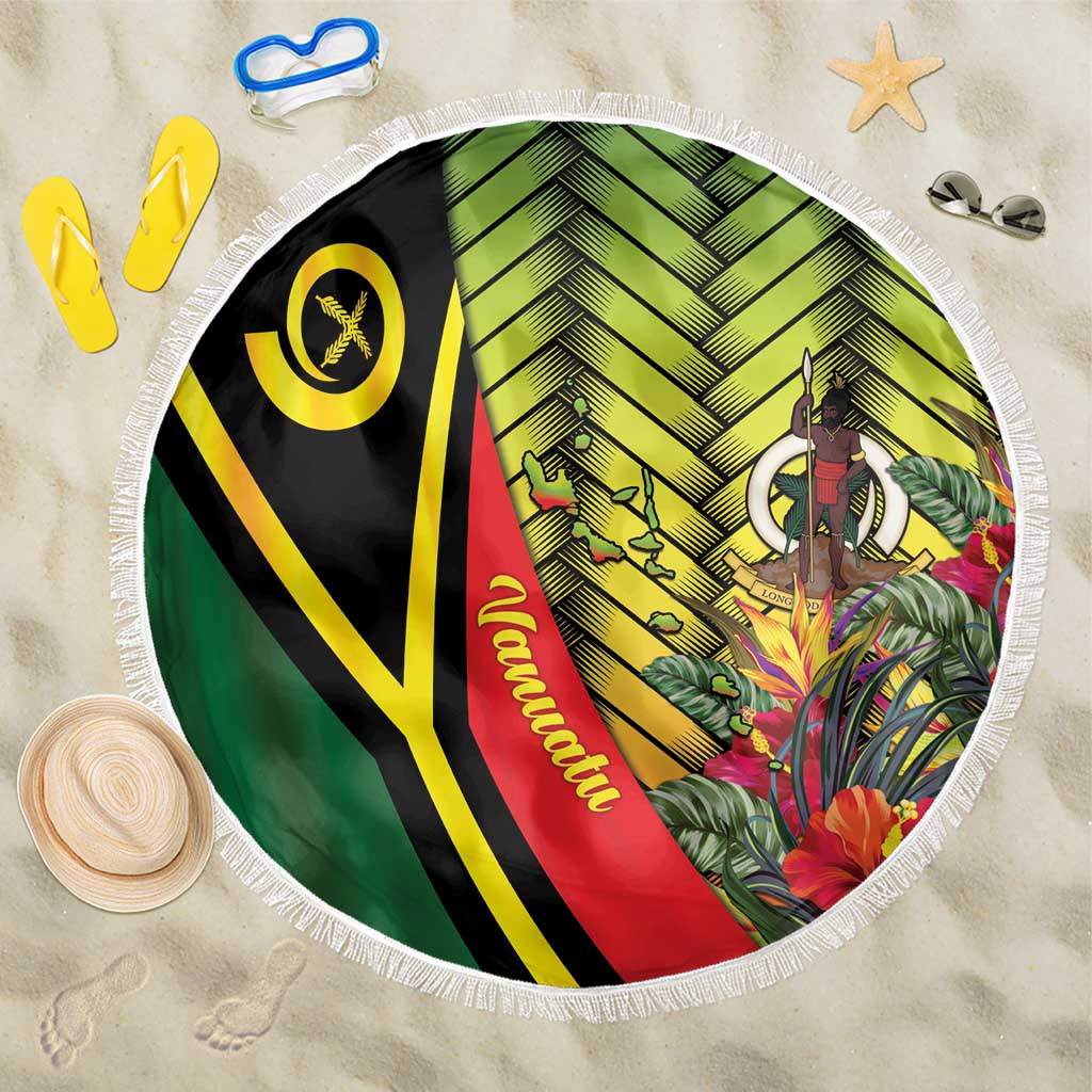 Vanuatu Constitution Day Beach Blanket Long Live Vanuatu - Polynesian Pride