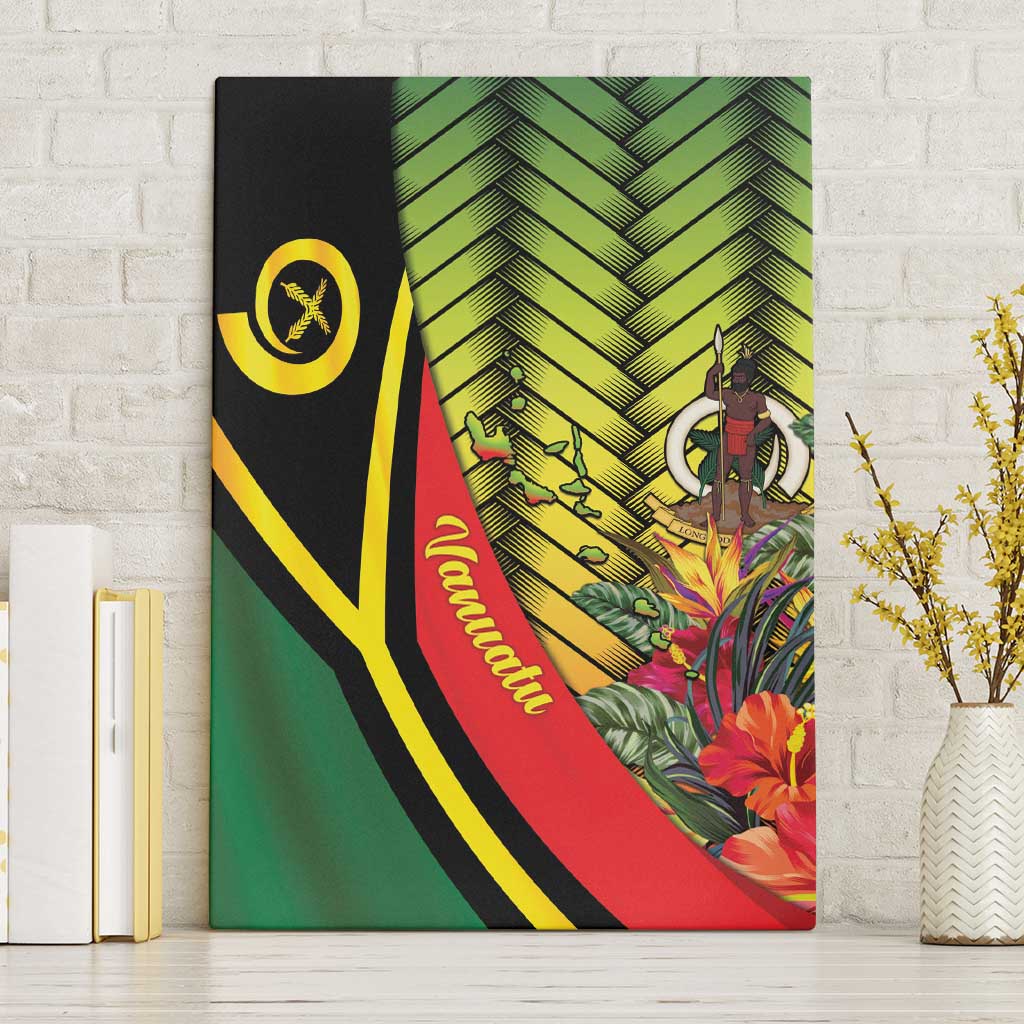 Vanuatu Constitution Day Canvas Wall Art Long Live Vanuatu - Polynesian Pride