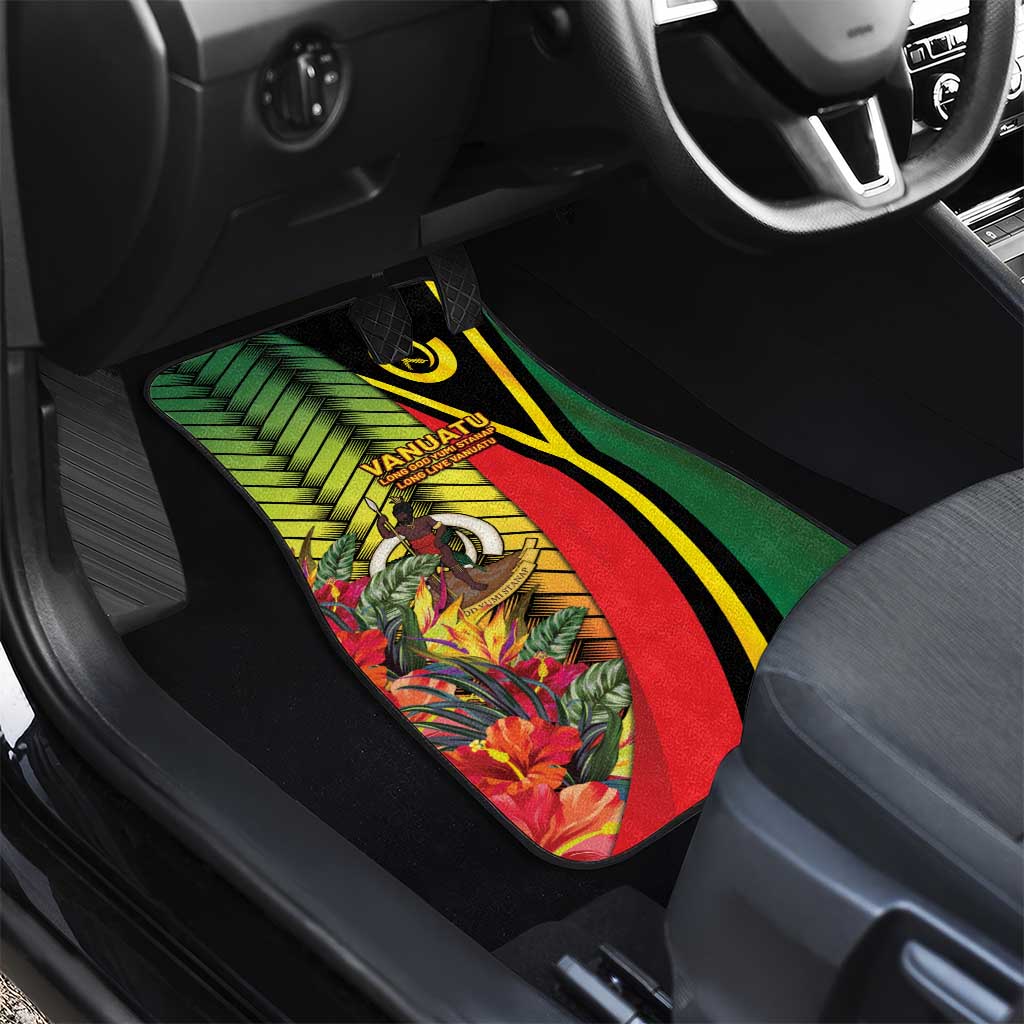 Vanuatu Constitution Day Car Mats Long Live Vanuatu - Polynesian Pride