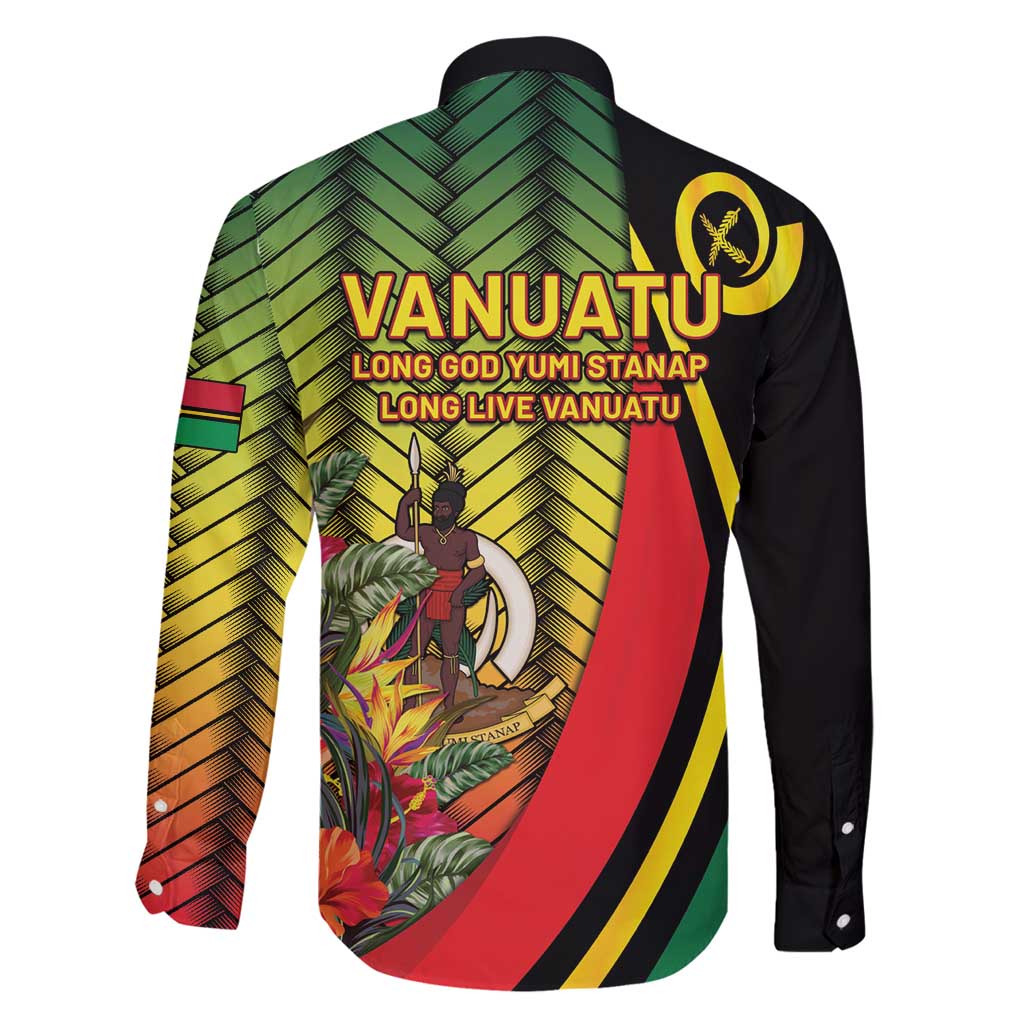 Vanuatu Constitution Day Family Matching Tank Maxi Dress and Hawaiian Shirt Long Live Vanuatu - Polynesian Pride