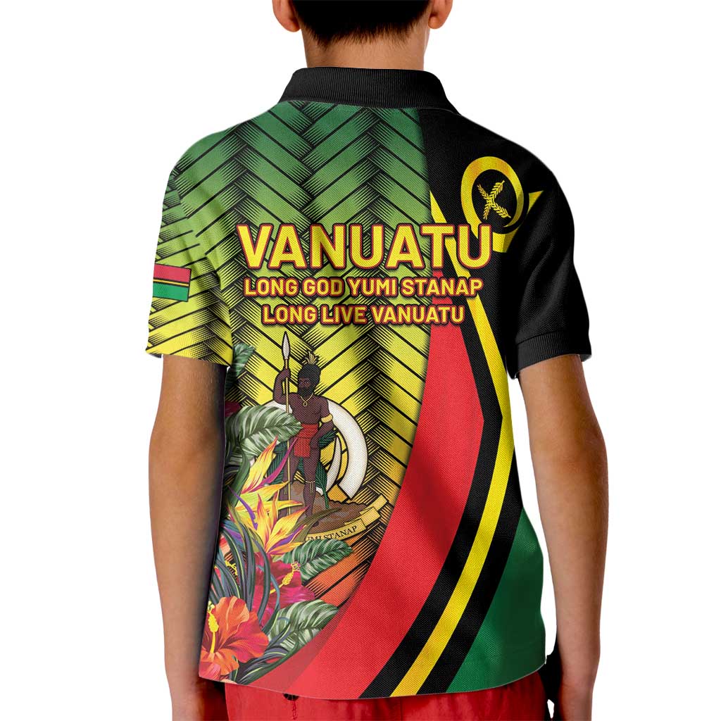 Vanuatu Constitution Day Kid Polo Shirt Long Live Vanuatu - Polynesian Pride
