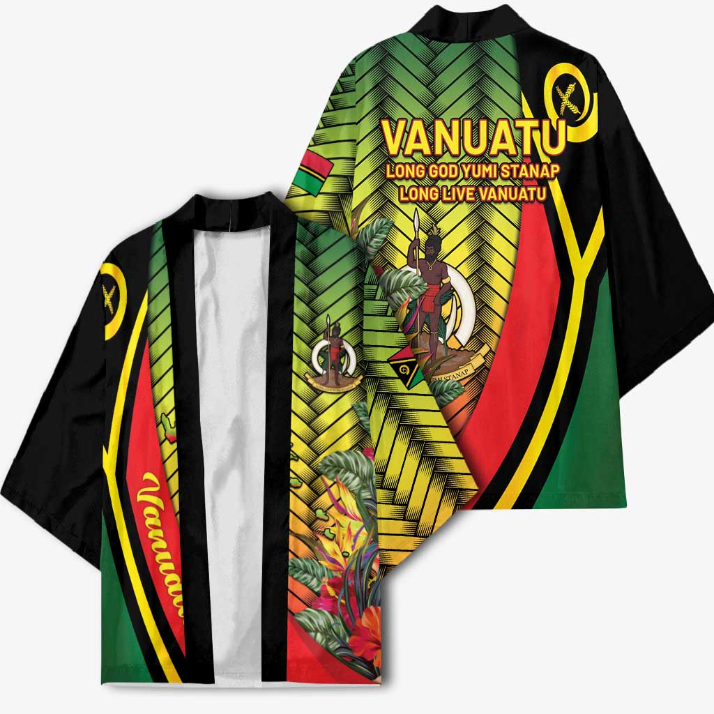 Vanuatu Constitution Day Kimono Long Live Vanuatu - Polynesian Pride
