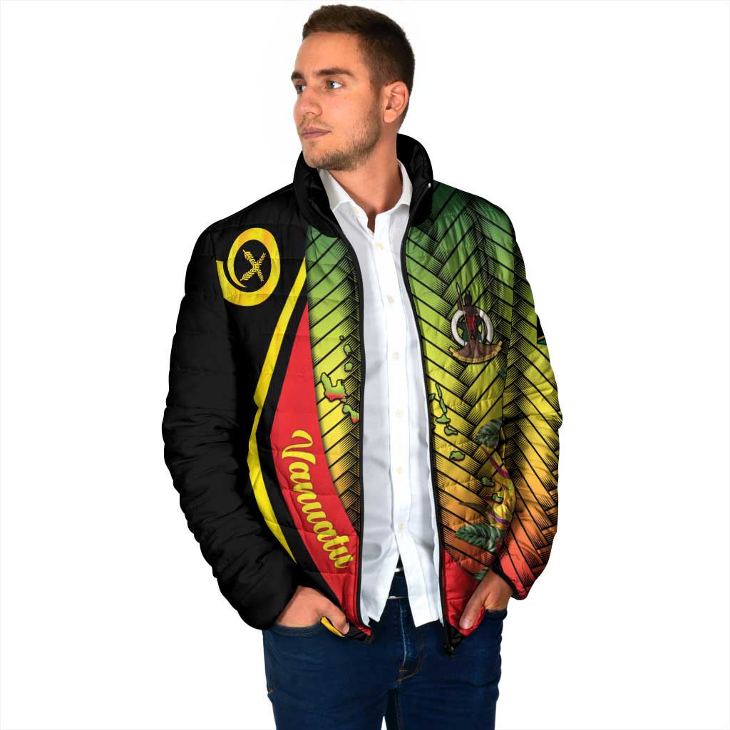 Vanuatu Constitution Day Padded Jacket Long Live Vanuatu - Polynesian Pride