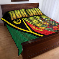 Vanuatu Constitution Day Quilt Bed Set Long Live Vanuatu - Polynesian Pride