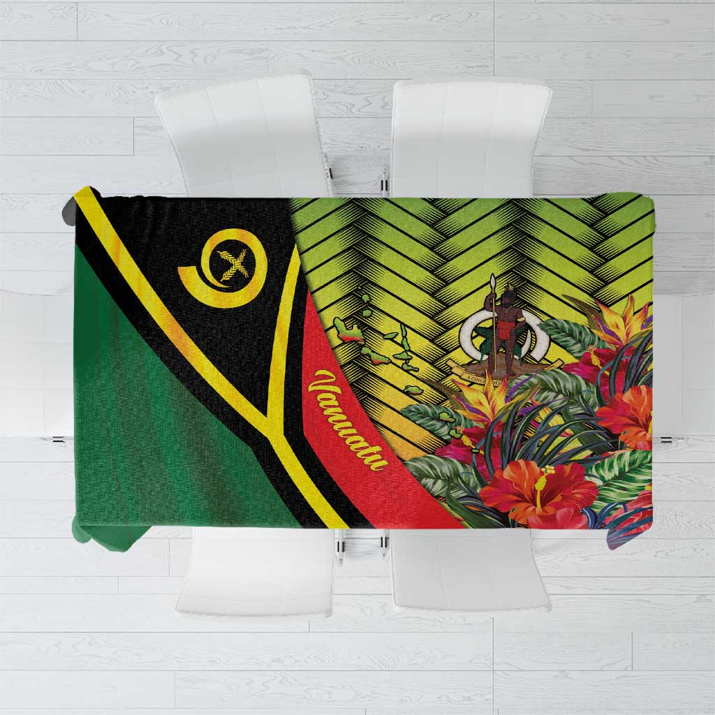 Vanuatu Constitution Day Tablecloth Long Live Vanuatu - Polynesian Pride