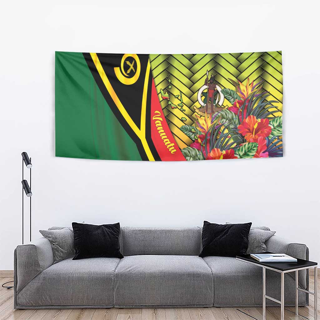 Vanuatu Constitution Day Tapestry Long Live Vanuatu - Polynesian Pride
