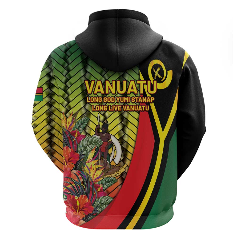 Vanuatu Constitution Day Zip Hoodie Long Live Vanuatu - Polynesian Pride