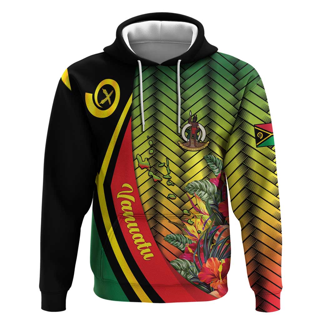 Vanuatu Constitution Day Zip Hoodie Long Live Vanuatu - Polynesian Pride