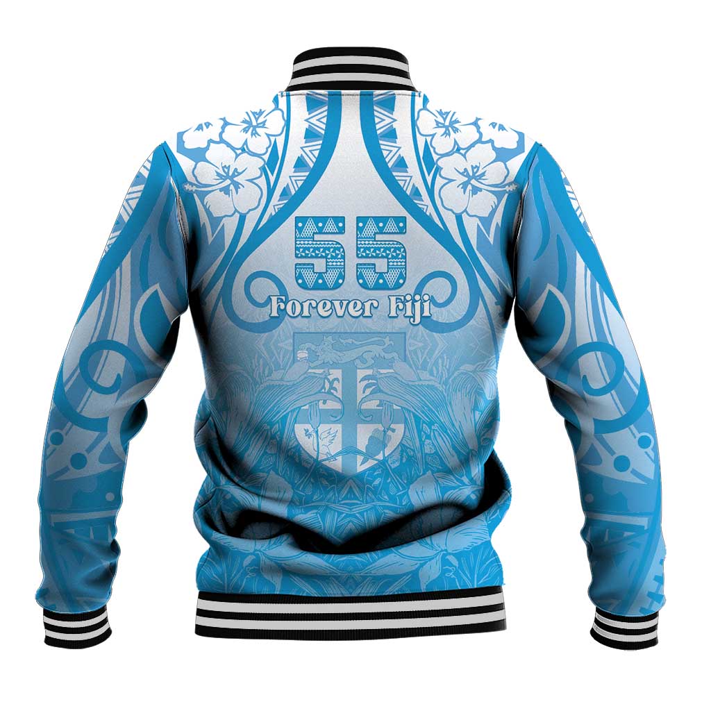 Fiji Day Baseball Jacket 55th Anniversary Forever Fiji LT05 - Polynesian Pride