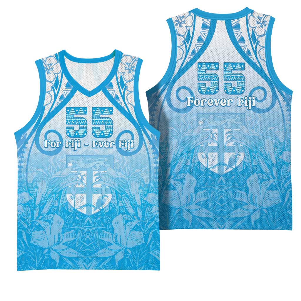 Fiji Day Basketball Jersey 55th Anniversary Forever Fiji LT05 - Polynesian Pride