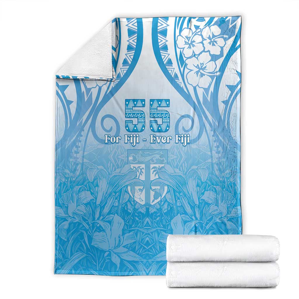 Fiji Day Blanket 55th Anniversary Forever Fiji - Polynesian Pride