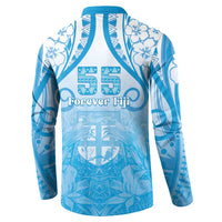 Fiji Day Button Sweatshirt 55th Anniversary Forever Fiji LT05 - Polynesian Pride