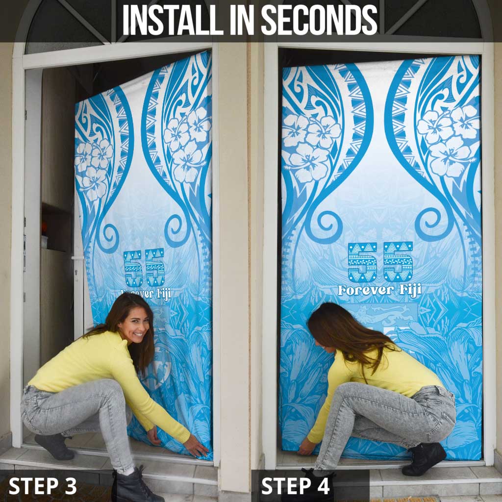 Fiji Day Door Cover 55th Anniversary Forever Fiji - Polynesian Pride