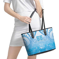 Fiji Day Leather Tote Bag 55th Anniversary Forever Fiji LT05 - Polynesian Pride