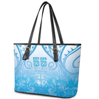 Fiji Day Leather Tote Bag 55th Anniversary Forever Fiji LT05 - Polynesian Pride