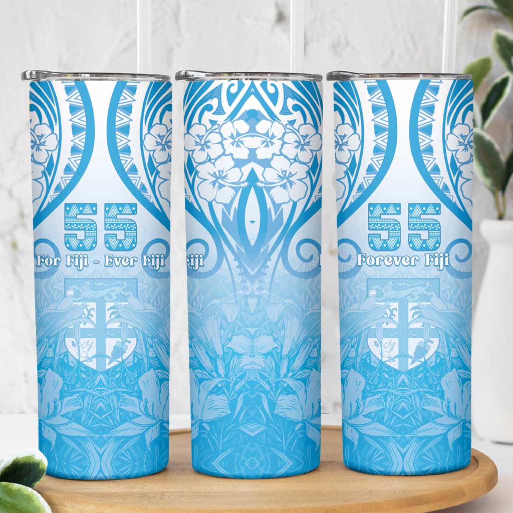 Fiji Day Skinny Tumbler 55th Anniversary Forever Fiji - Polynesian Pride