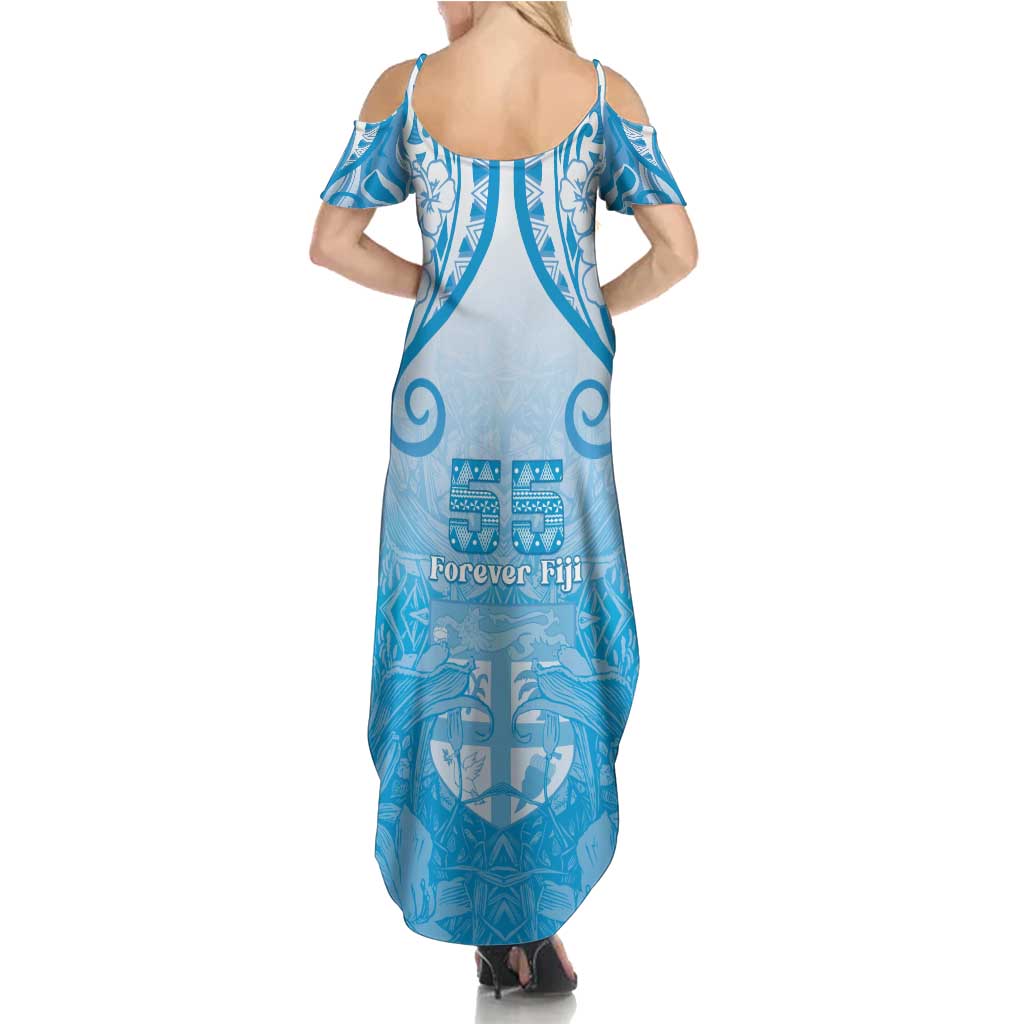 Fiji Day Summer Maxi Dress 55th Anniversary Forever Fiji - Polynesian Pride