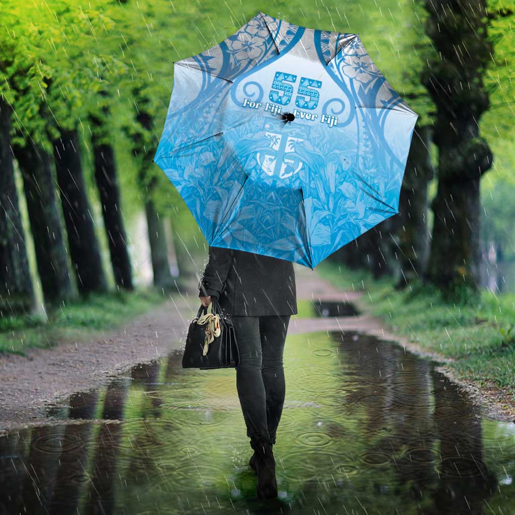 Fiji Day Umbrella 55th Anniversary Forever Fiji - Polynesian Pride