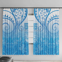 Fiji Day Window Curtain 55th Anniversary Forever Fiji - Polynesian Pride