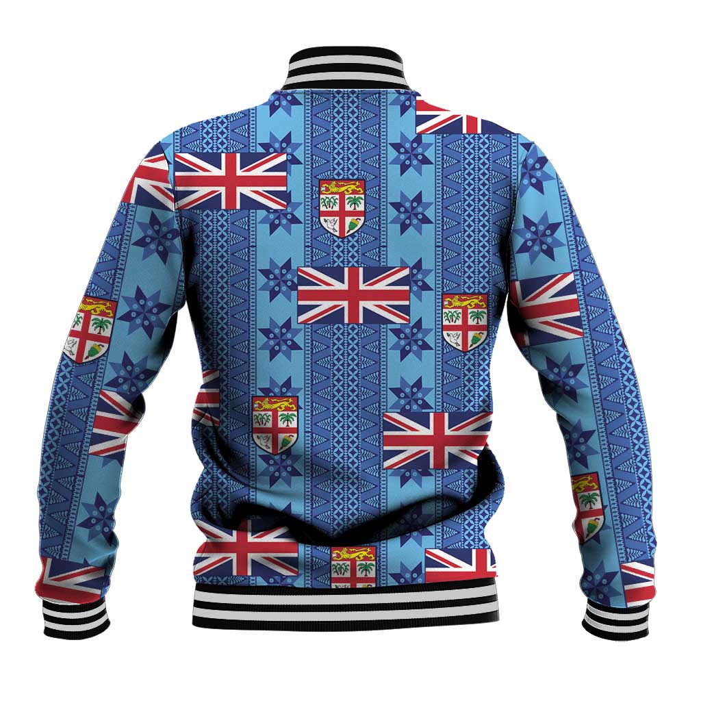 Fiji Masi Tapa Baseball Jacket Coat Of Arms LT05 - Polynesian Pride