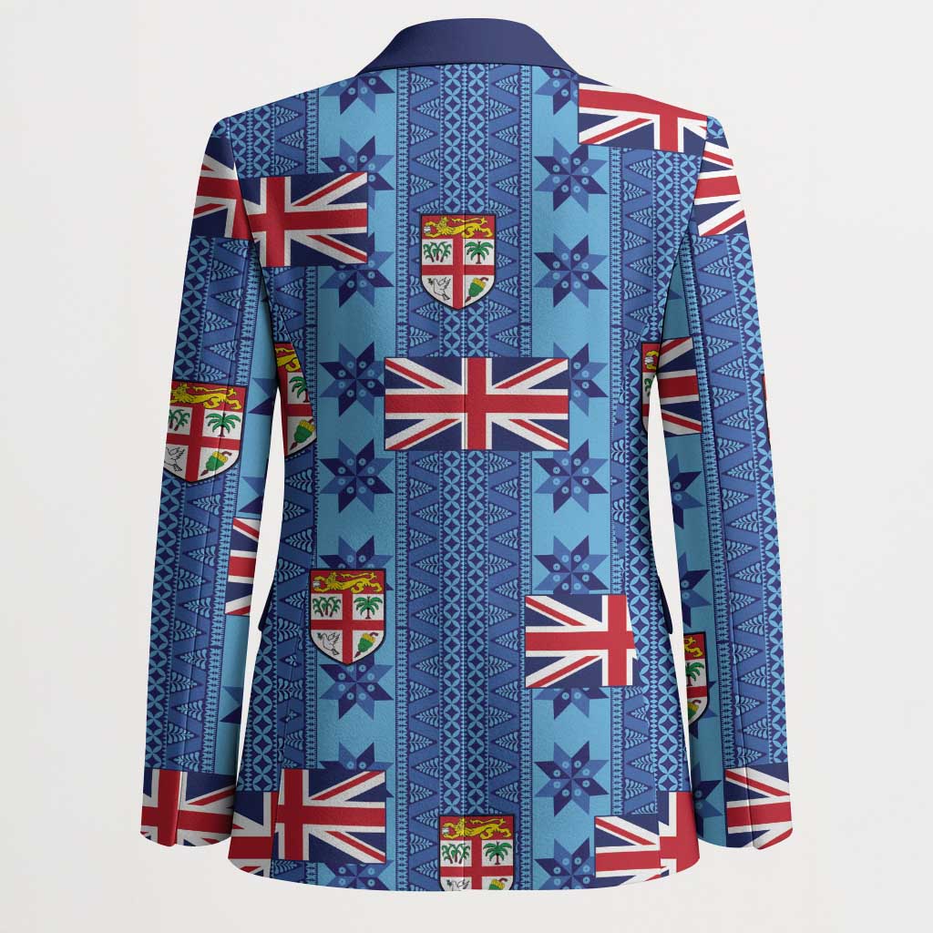 Fiji Masi Tapa Blazer Coat Of Arms - Polynesian Pride
