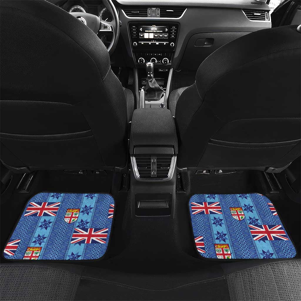 Fiji Masi Tapa Car Mats Coat Of Arms - Polynesian Pride
