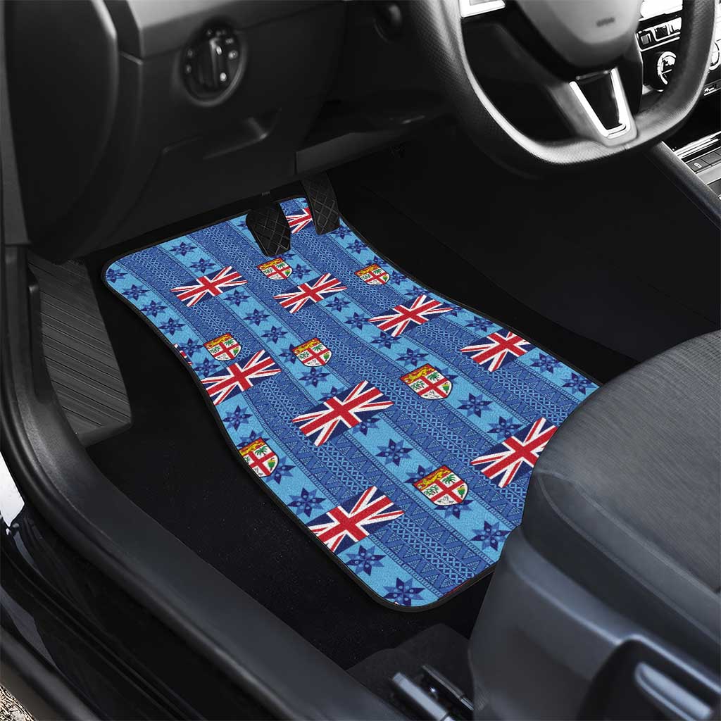 Fiji Masi Tapa Car Mats Coat Of Arms - Polynesian Pride