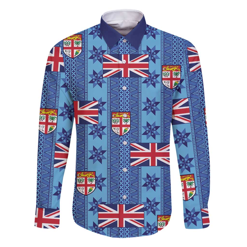 Fiji Masi Tapa Family Matching Mermaid Dress and Hawaiian Shirt Coat Of Arms - Polynesian Pride