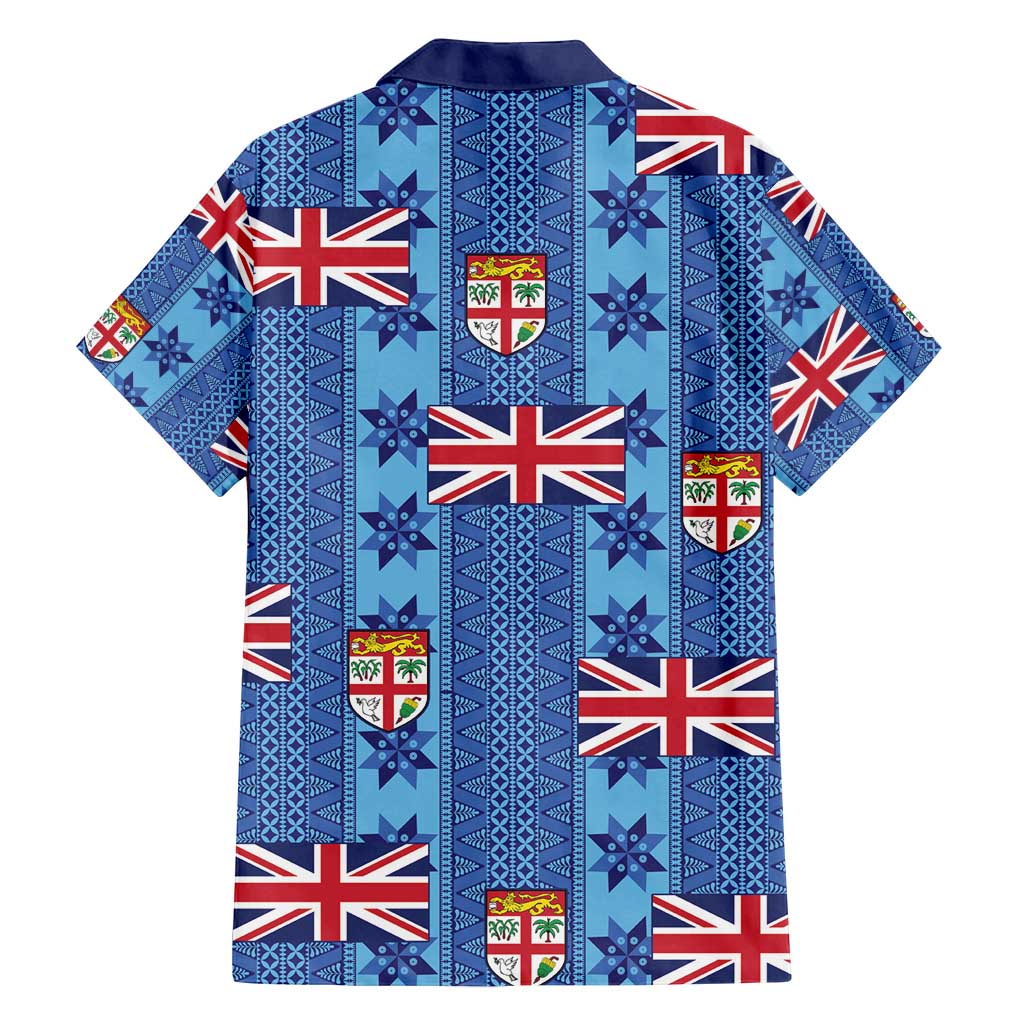 Fiji Masi Tapa Family Matching Off Shoulder Maxi Dress and Hawaiian Shirt Coat Of Arms LT05 - Polynesian Pride