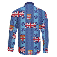Fiji Masi Tapa Family Matching Off Shoulder Short Dress and Hawaiian Shirt Coat Of Arms - Polynesian Pride