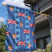 Fiji Masi Tapa Garden Flag Coat Of Arms - Polynesian Pride