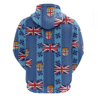 Fiji Masi Tapa Hoodie Coat Of Arms - Polynesian Pride