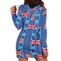 Fiji Masi Tapa Hoodie Dress Coat Of Arms LT05 - Polynesian Pride