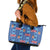 Fiji Masi Tapa Leather Tote Bag Coat Of Arms - Polynesian Pride