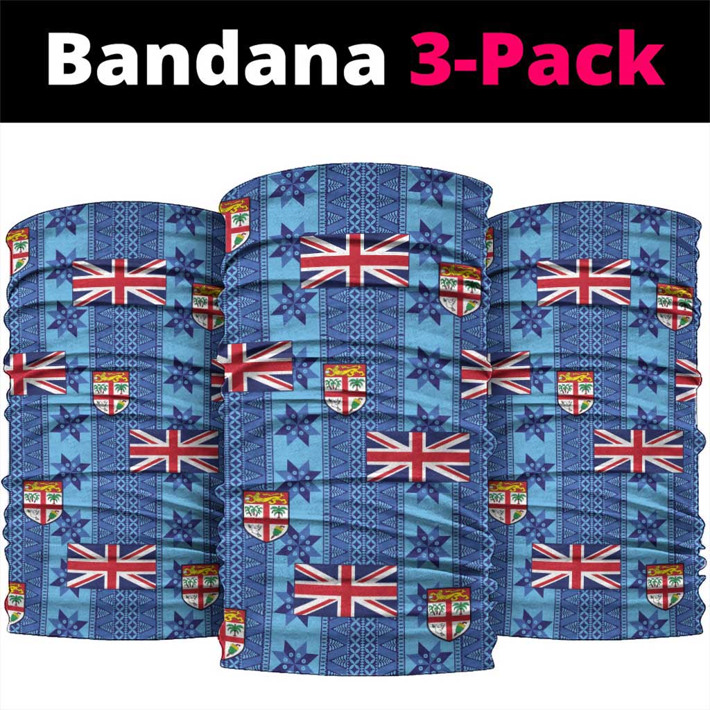 Fiji Masi Tapa Neck Gaiter Coat Of Arms - Polynesian Pride