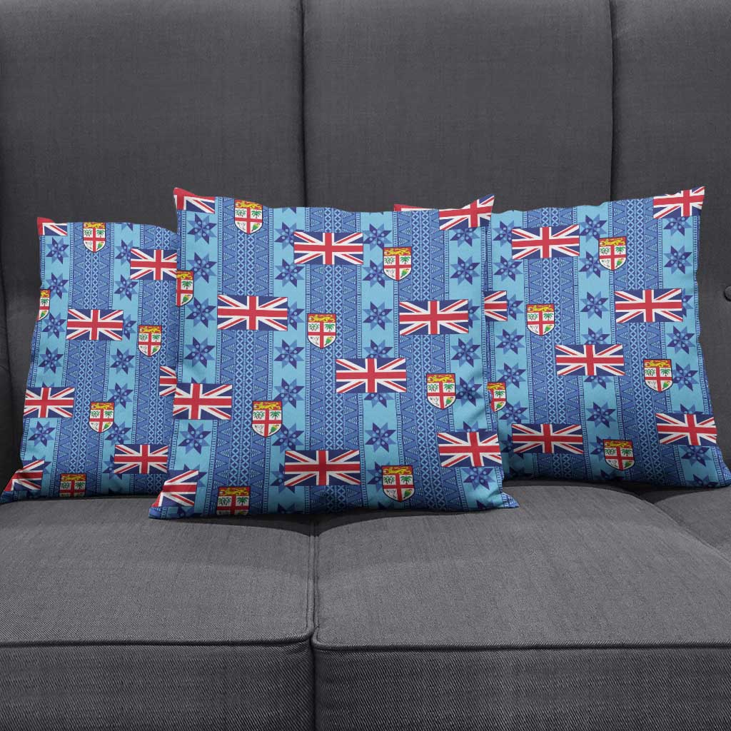 Fiji Masi Tapa Pillow Cover Coat Of Arms LT05 - Polynesian Pride