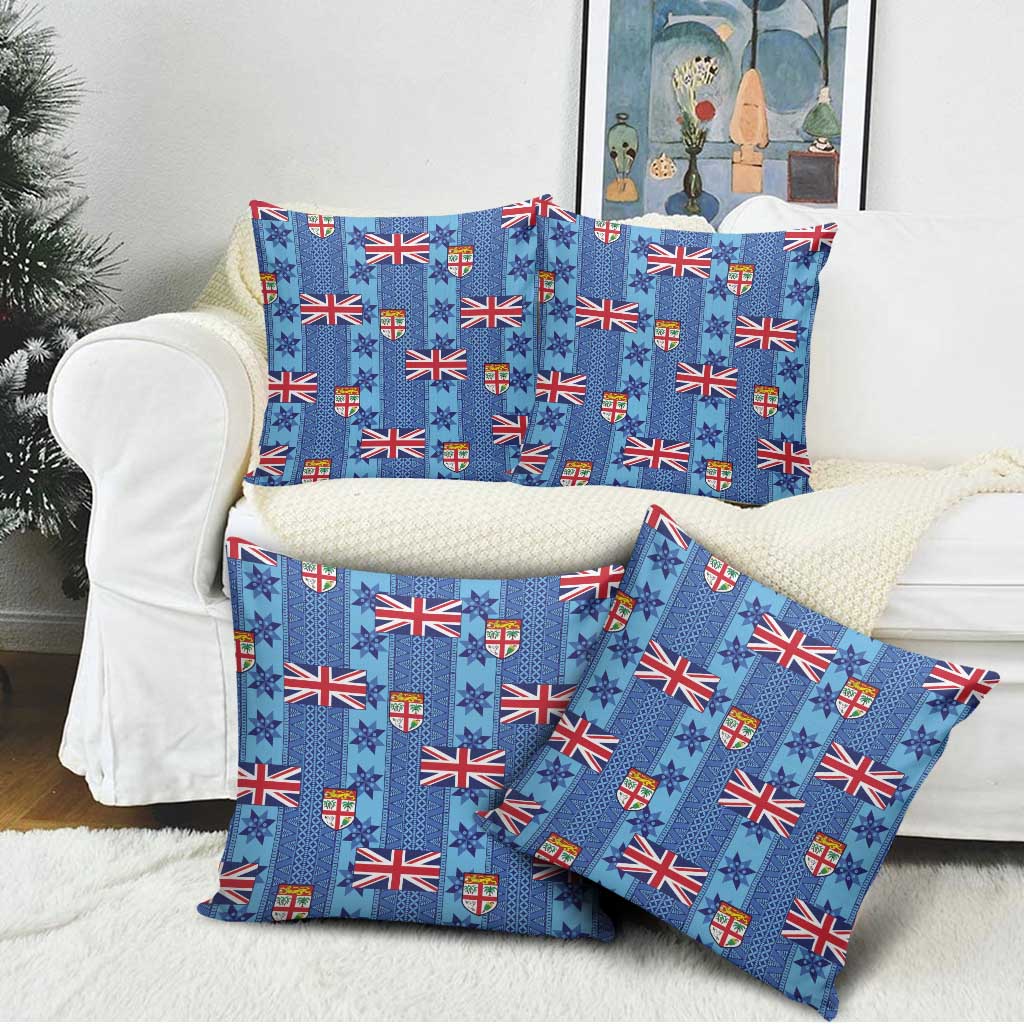 Fiji Masi Tapa Pillow Cover Coat Of Arms LT05 - Polynesian Pride