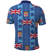Fiji Masi Tapa Polo Shirt Coat Of Arms - Polynesian Pride