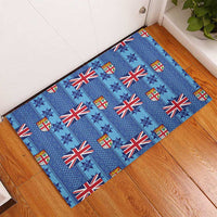 Fiji Masi Tapa Rubber Doormat Coat Of Arms LT05 - Polynesian Pride
