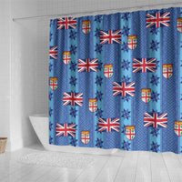 Fiji Masi Tapa Shower Curtain Coat Of Arms LT05 - Polynesian Pride
