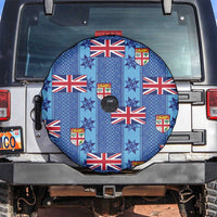 Fiji Masi Tapa Spare Tire Cover Coat Of Arms - Polynesian Pride
