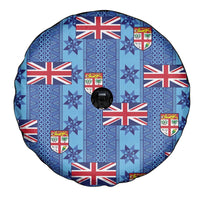 Fiji Masi Tapa Spare Tire Cover Coat Of Arms - Polynesian Pride