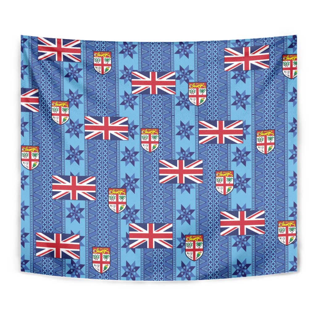 Fiji Masi Tapa Tapestry Coat Of Arms - Polynesian Pride