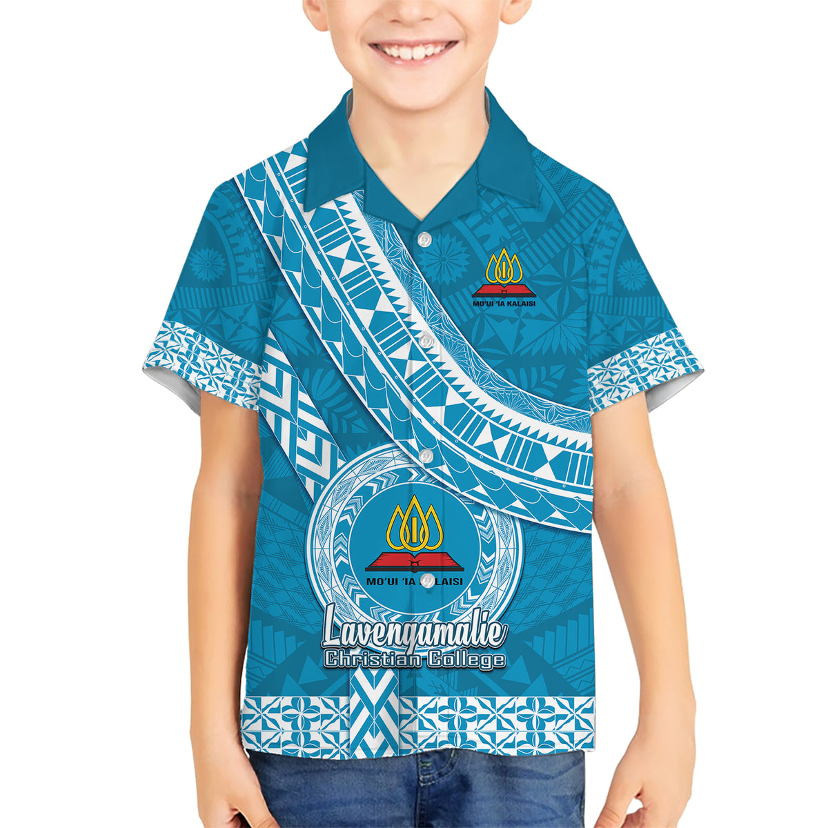 custom-lavengamalie-college-hawaiian-shirt-tongan-kupesi-pattern