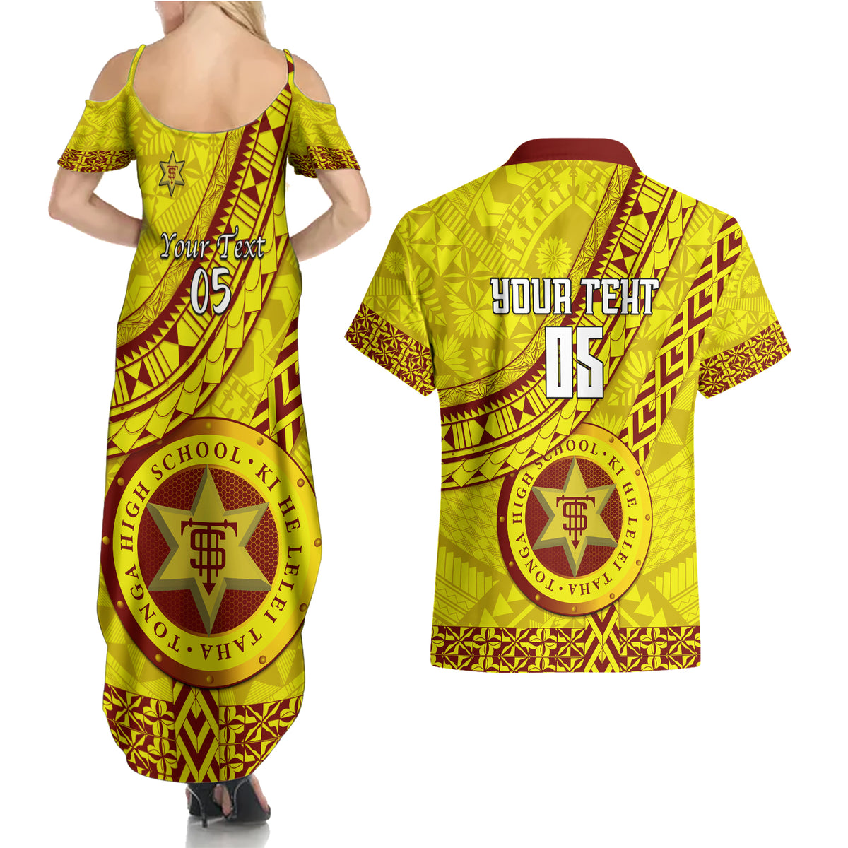 custom-tonga-high-school-couples-matching-summer-maxi-dress-and-hawaiian-shirt-tongan-kupesi-pattern