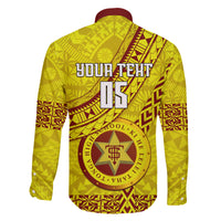 Custom Tonga High School Family Matching Tank Maxi Dress and Hawaiian Shirt Tongan Kupesi Pattern LT05 - Polynesian Pride