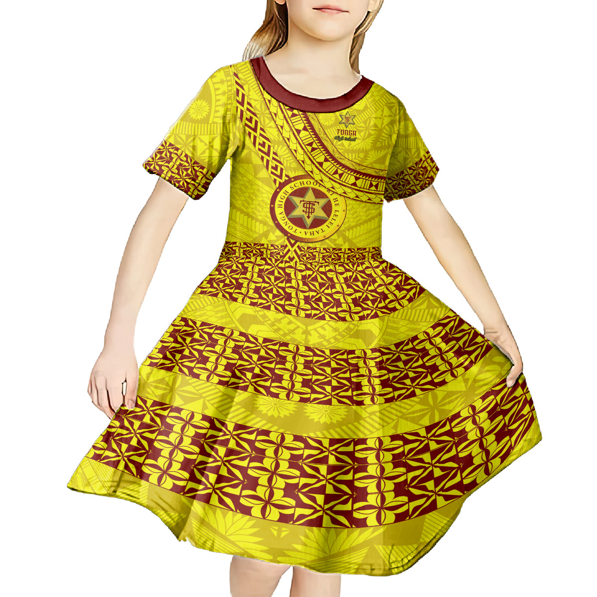 custom-tonga-high-school-kid-short-sleeve-dress-tongan-kupesi-pattern