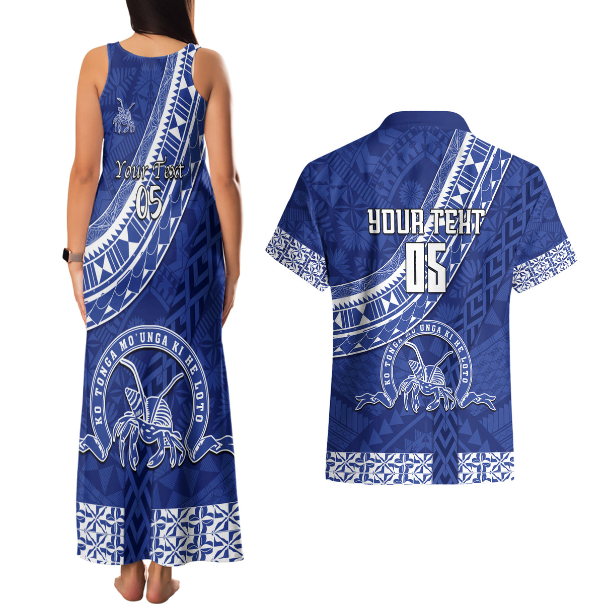 custom-tupou-college-couples-matching-tank-maxi-dress-and-hawaiian-shirt-tongan-kupesi-pattern