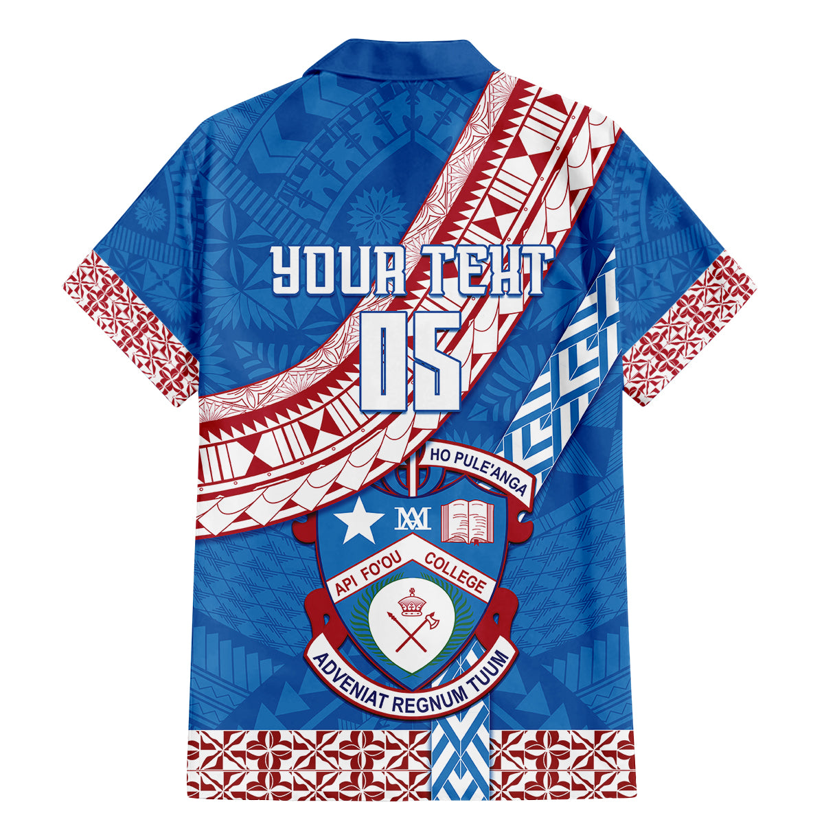 Custom Apifoou College Family Matching Mermaid Dress and Hawaiian Shirt Tongan Kupesi Pattern LT05 - Polynesian Pride