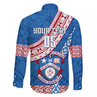 Custom Apifoou College Family Matching Puletasi Dress and Hawaiian Shirt Tongan Kupesi Pattern LT05 - Polynesian Pride